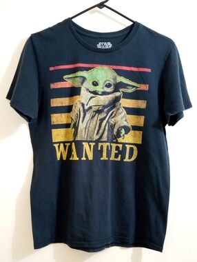 GUC Men's Star Wars Grogu Wanted T-shirt